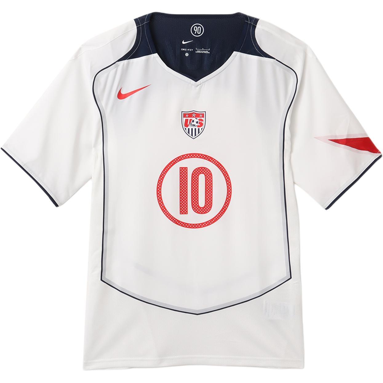 Nike x Landon Donovan USMNT 2004 Total 90 Reissue Jersey White Navy Red Men s IF2944-100 M