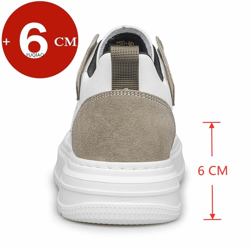 Fashion Big Size Men Elevator Shoes Breathable Casual Hidden Heels 6cm Height Increasing Sports Heighten Increase Sneaker Tenis for Man