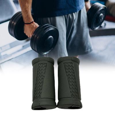 Barbell Grips Dumbbell Resin Grips Weightlifting Bar Grips Barbell Hand Grips Strengthener Biceps Arm Training Bar Grips