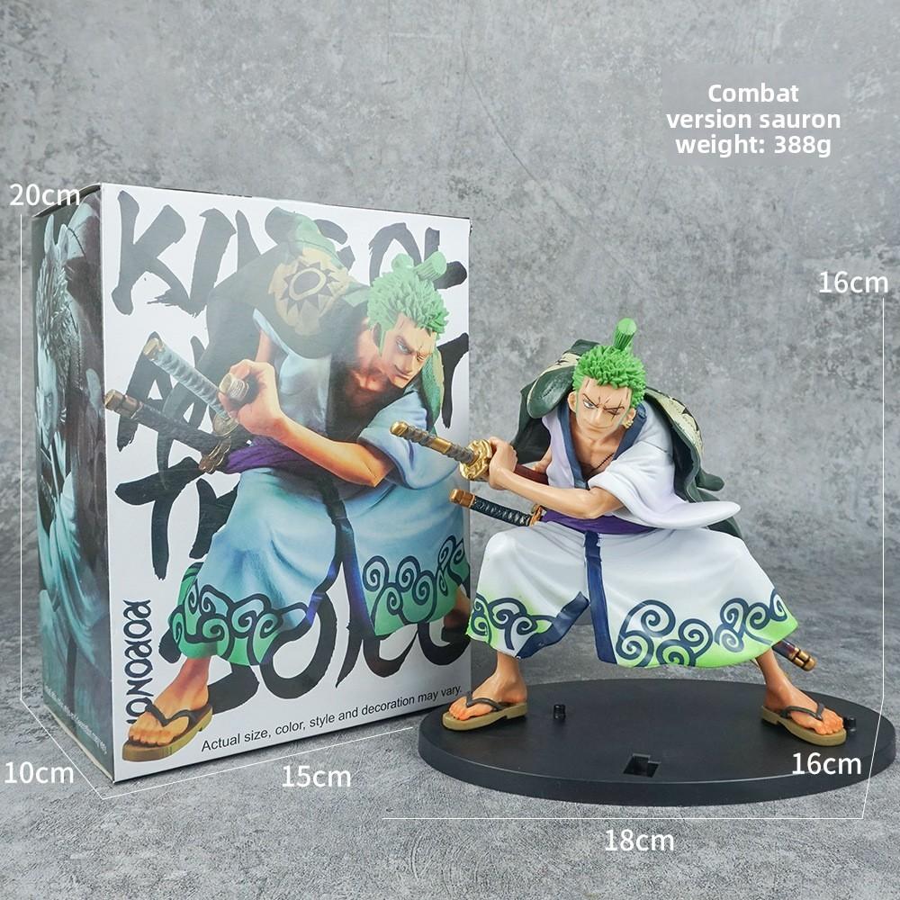 One Piece Kimono Zoro Pvc Anime Model Ornament For Display And Gift Collectors
