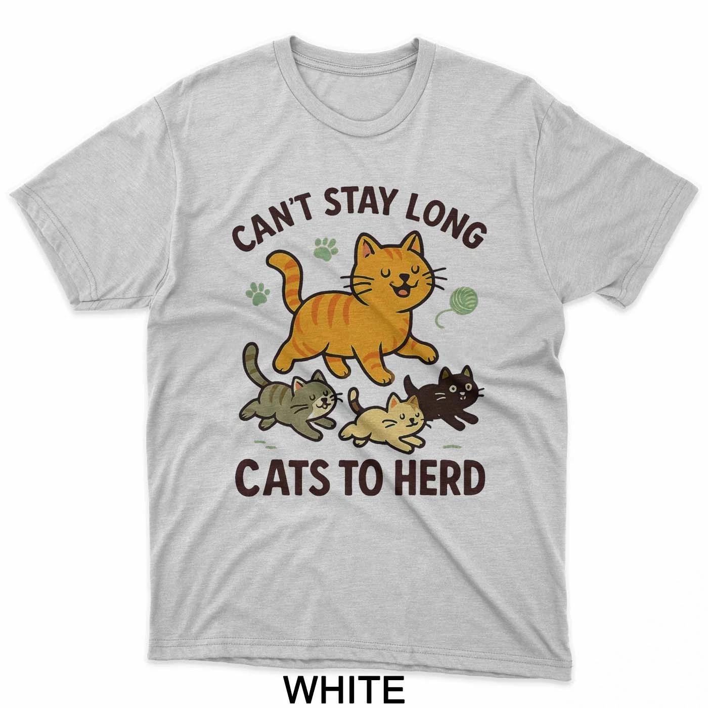 Funny Herding Cats Joke Cat Kitten T-Shirt S