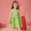 ASK JUNIOR Girls' Pure Cotton Sling Princess Dress
