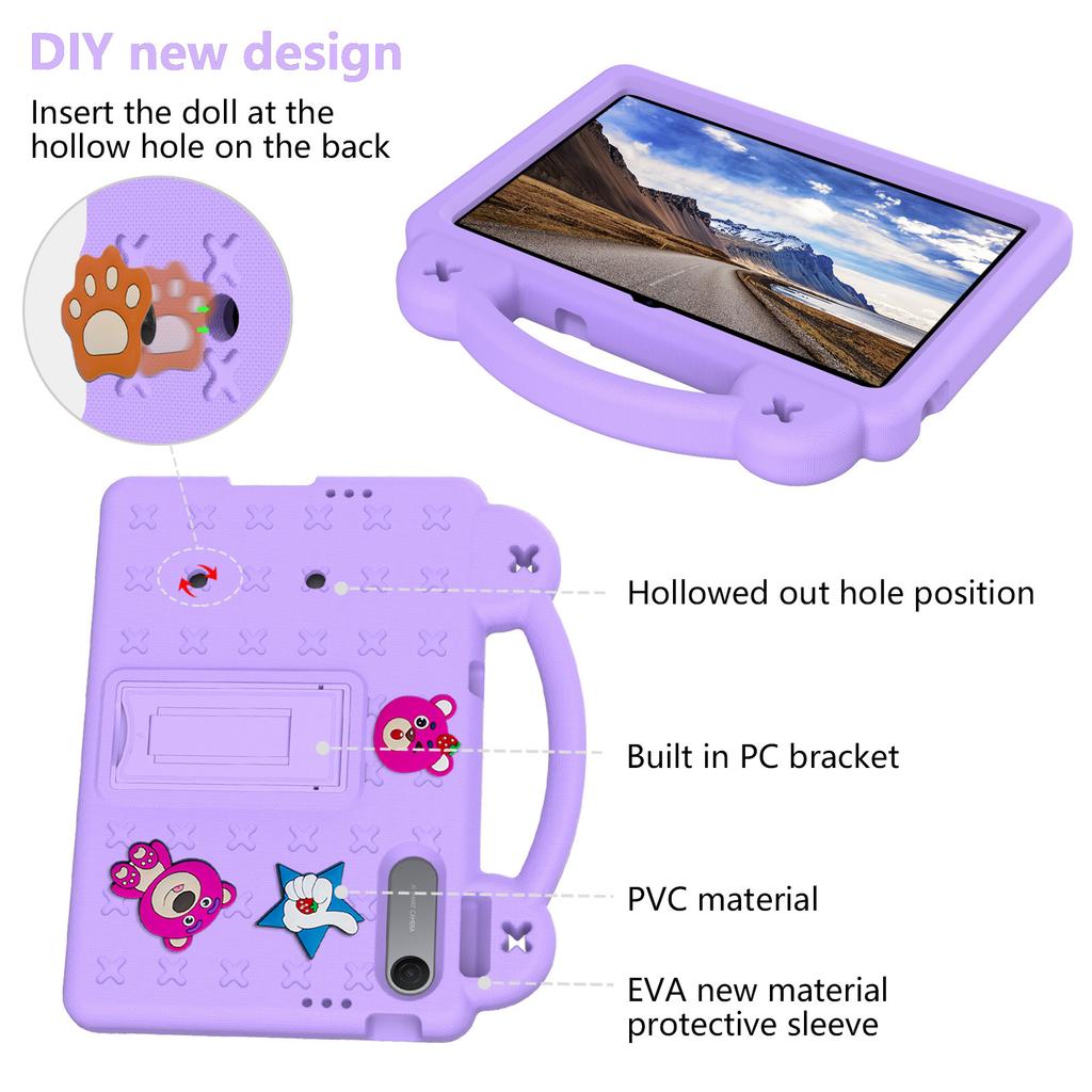 Suitable for Redmi Pad 2 SE tablet case 9.7inch Portable EVA Full-Coverage Stand Protective Case for Children