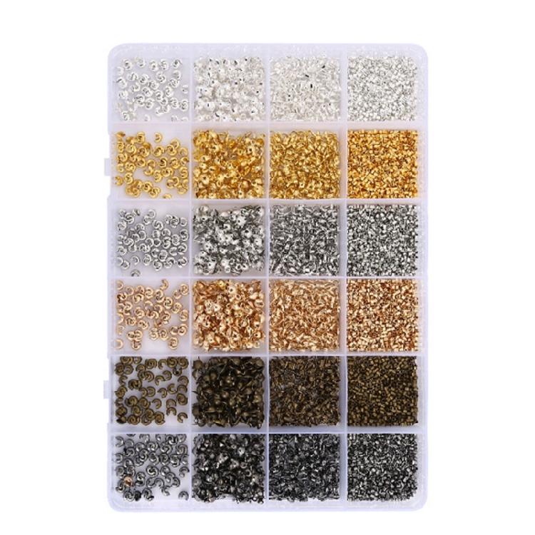 36 Piece Metal Bead Spacer Set In 6 Colors Bracelet Alignment Beads Positioning Beads For Multi Layer Jewelry Designs