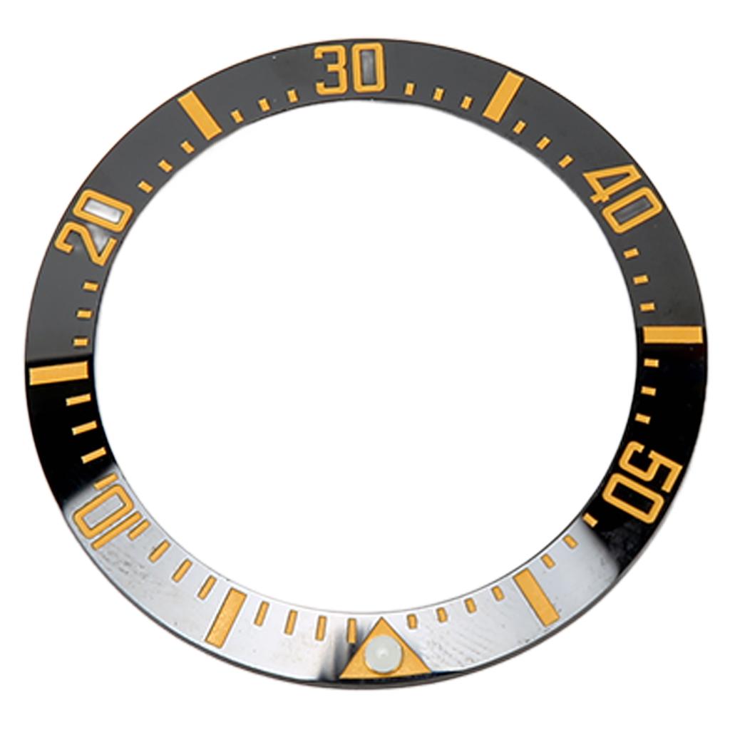 Watch Bezel Insert 40mm Ceramic Watch Bezel Ring Repair Replacement Accessory for Watchmaker Black