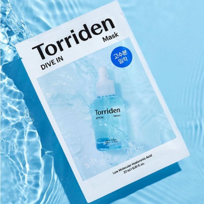Torriden Dive In Low Molecule Hyaluronic Acid Mask Pack 10 Sheets