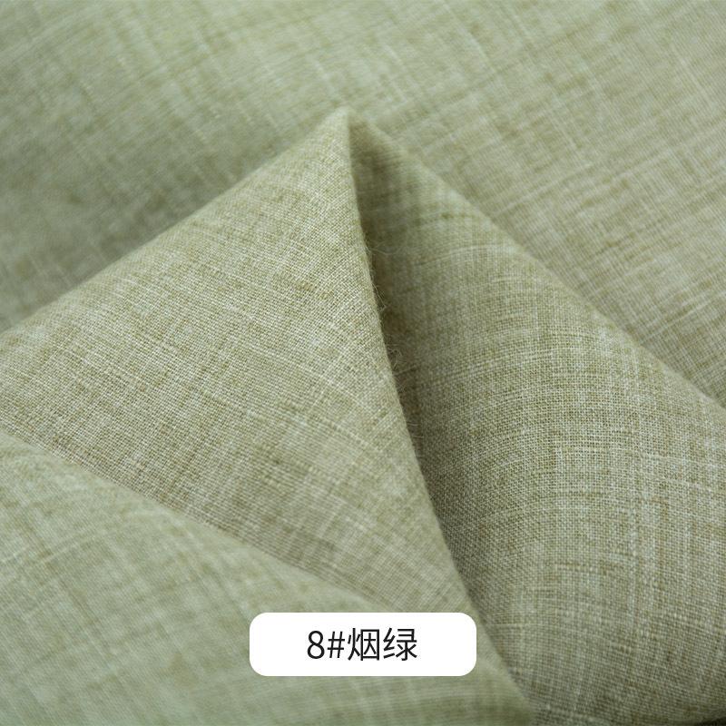 45x140cm Einfarbig Baumwolle Leinen Dünner Stoff Handgemachte Kleidung Kleid Bambus Slub DIY Nähen Kleid Hintergrund Bastelmaterial