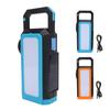 Solar Camping Lantern Dual Sided Foldable Multifunctional Tent Light for Emergency Outdoor Activitie