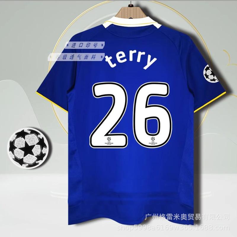 Retro Jersey Chelsea Series Jersey Long Short Sleeve Explosive Star Collection 8 Lampard 9 Torres Football Jersey