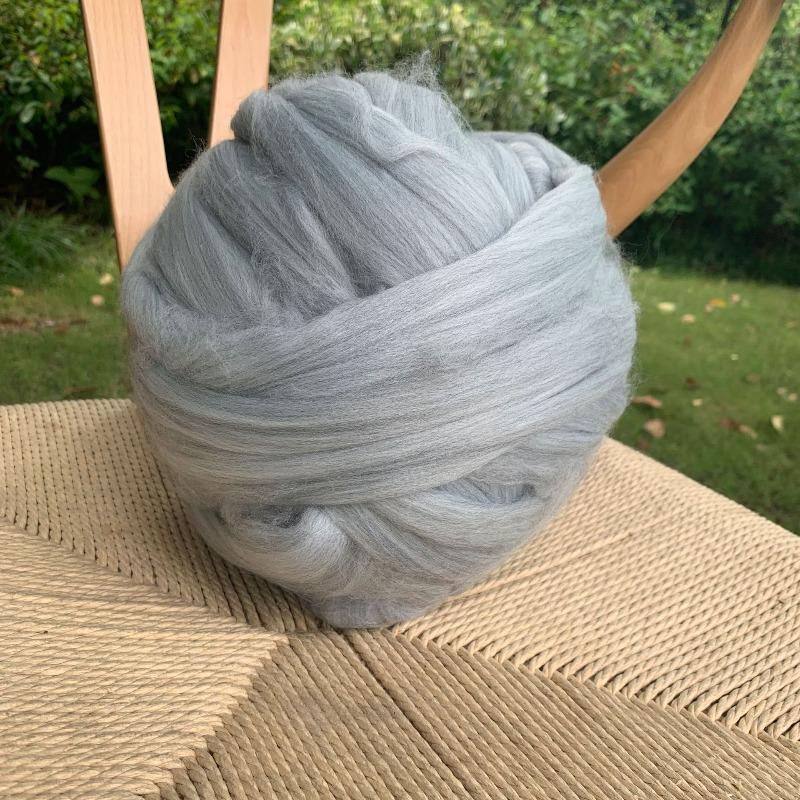 1000g Ball Super Chunky Wollgarn Bulky Garnstrang Hand-/Armstrick Decke Garn Heimwand Dekoration