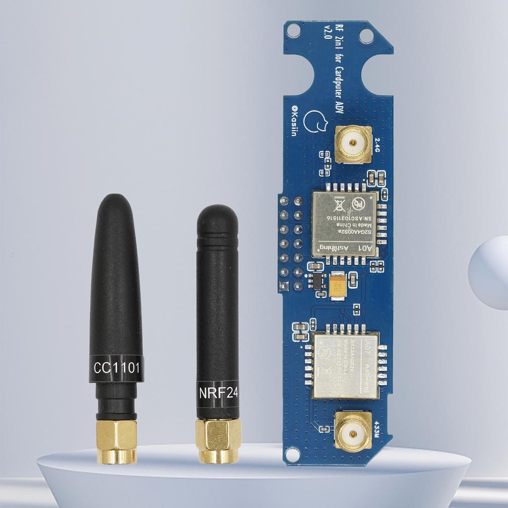 For M5stack Cardputer ADV 2 In 1 RF Module NRF24& CC1101 Dual-Bands Board Enhanced Antenna Stability Tool
