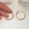 Brushed Metal Hoop Earrings: Unique, Exquisite, and Versatile Fashion for Women