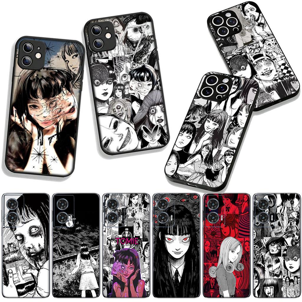 For Samsung Galaxy A36 A17 A26 A07 A35 A54 A53 A13 A33 A34 S8 S9 S20 S21 FE S10 Plus Phone Cover Case Junji Tomie Ito Poster