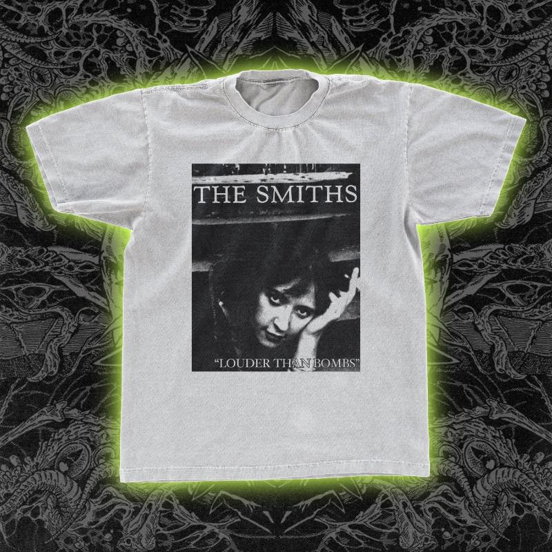 

Smiths Louder Than Bombs Classic Tee New SpringSummer Arrivals Regular Fit Casual Unisex Women 4XL