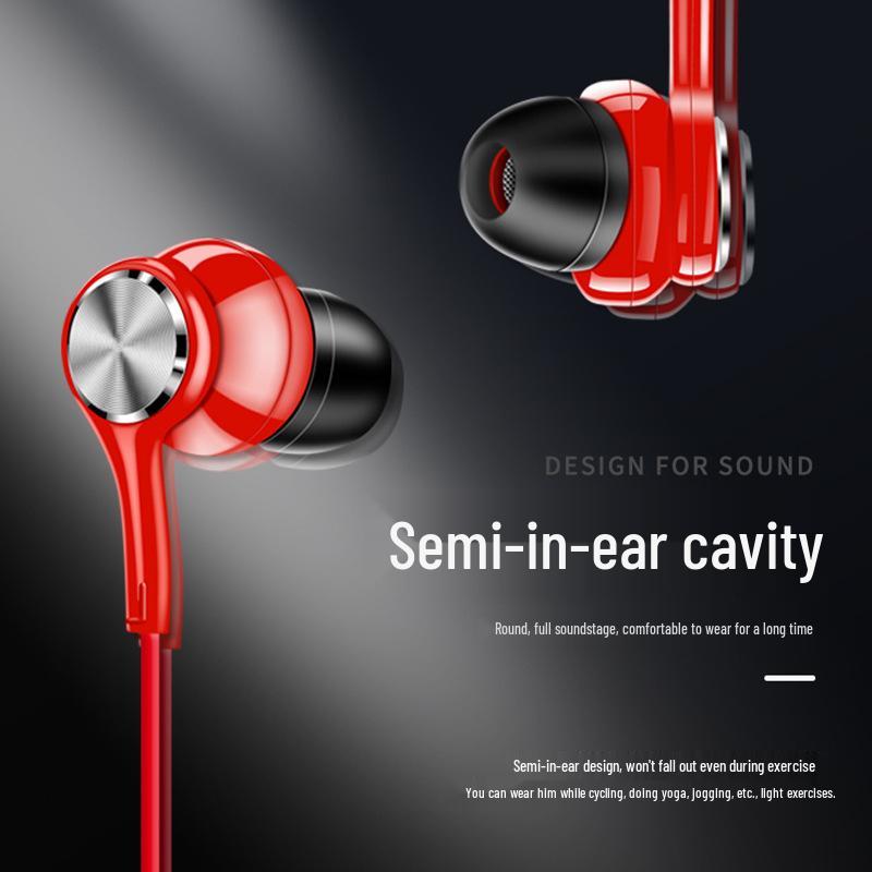 Wireless Dual-Ear Bluetooth Earphones with Ear-Hook Neckband for Apple & Huawei - Ideal for Running & Sports