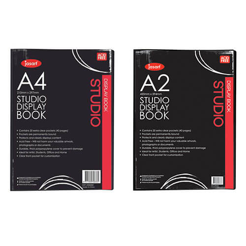 Jasart Display Book Black (20 Pages)