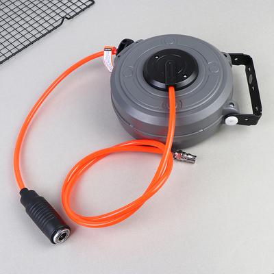 Retractable Air Hose Reel Automatic Retractable Compact Air Easy Installation For Car Wash Garden Irrigation Water Tube Holder