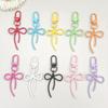 Runaway Princess Alloy Ribbon Bow Keychain Pendant & Bag Charm Lanyard