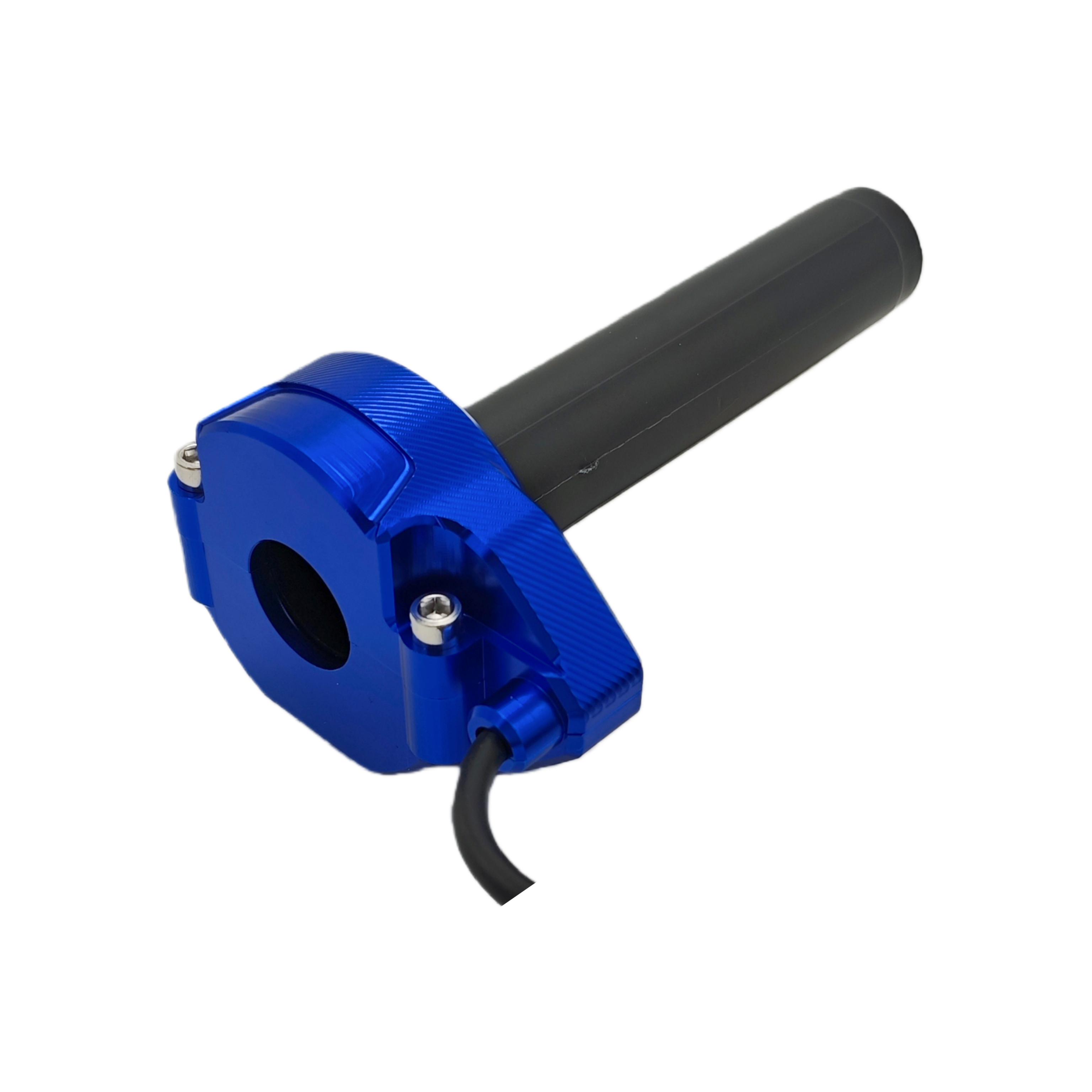 

Кольоровий Full Twist Газ у стилі Surron для Ebike з ручками, роз єм SM 3-контактний, 36V 48V 52V 60V 72V Електровелосипед синій