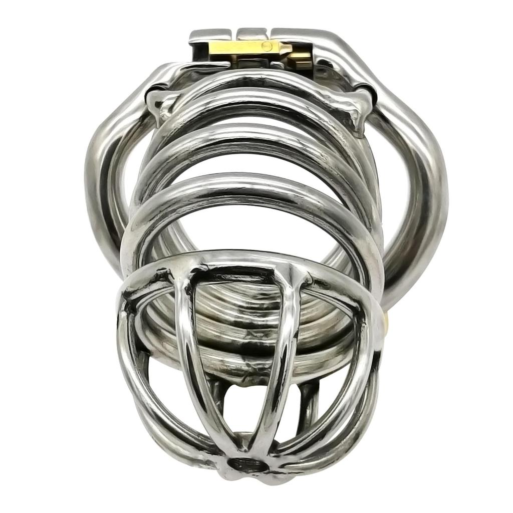 Ergonomic Stainless Steel Stealth Lock Male Chastity Device,Cock Cage,Penis Lock,Cock Ring,Chastity Belt, S053