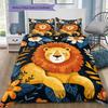 Cartoon Pattern Bedding Quilt Set Quilt Cover Pillowcase Home Decoration Birthday Gift (1 * Duvet Cover + 2 * Pillowcase, Without Core)