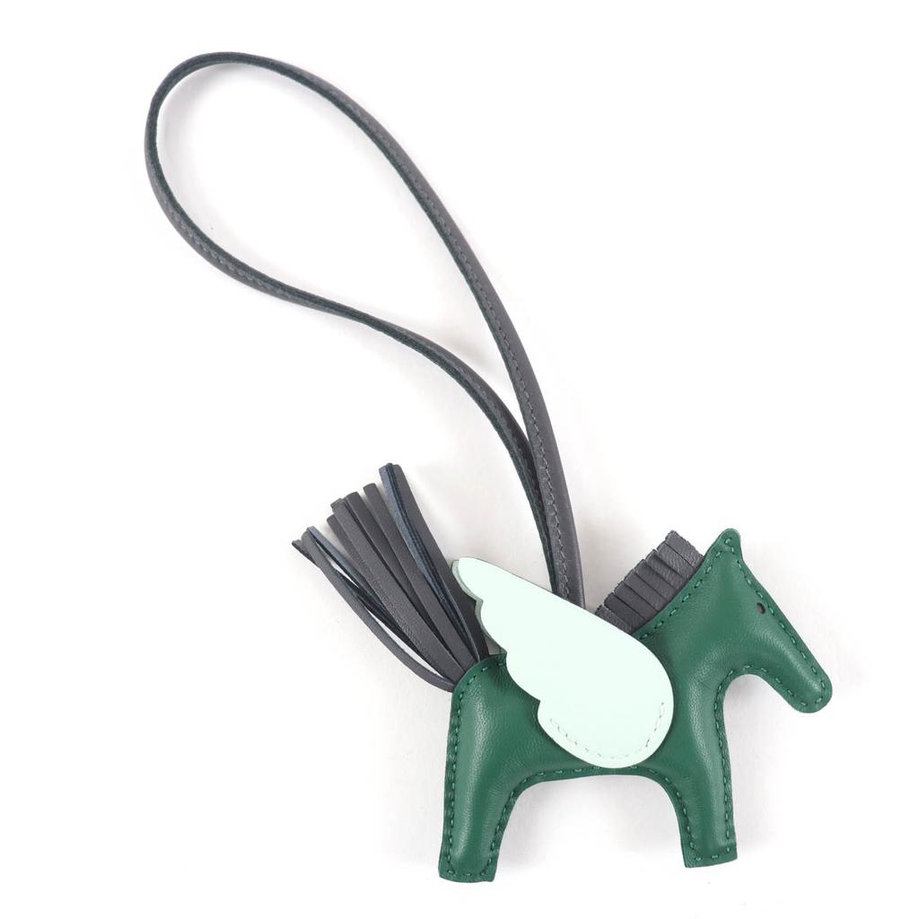 Pristine HERMES Bag charm Rodeo Charm Pegasus PM Vaux Swift Leather Women Used