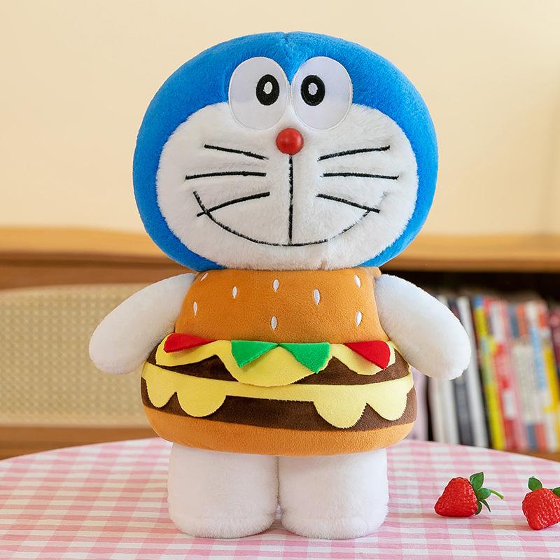 

Hamburger Doraemon Plush Toy Fashion Cute Comfortable Throw Pillow Gift Doll 40cm/15.75in