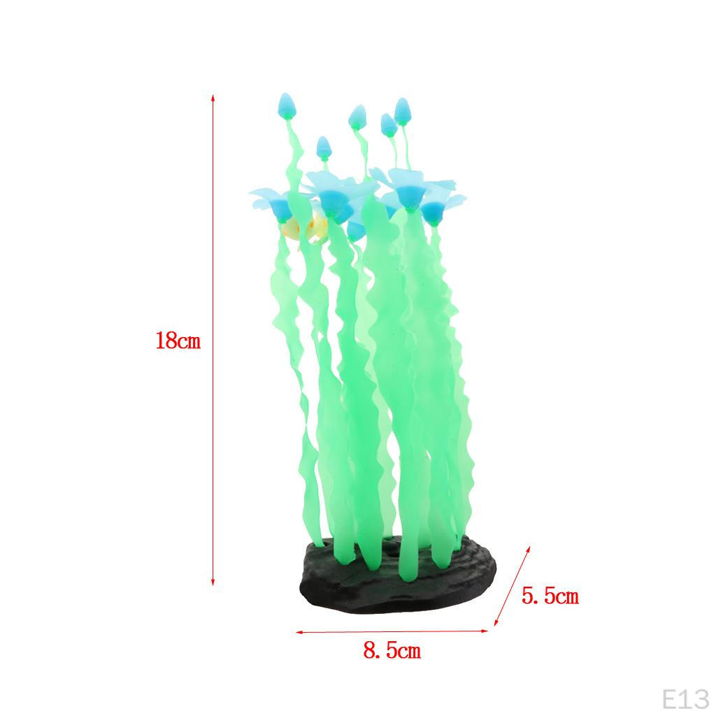 Aquarium Plants Fish Tank Decorations Artificial Plastic