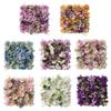 Background Wall Artificial Rose Flower Wall Multicolor Hydrangea Flower Panel  Gift