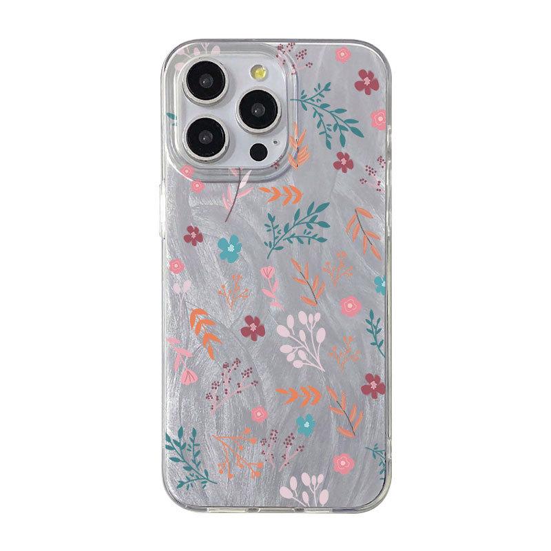 Premium Feather Flower for iPhone11/12/13/14/15/16promax Apple 17Pro Phone Case
