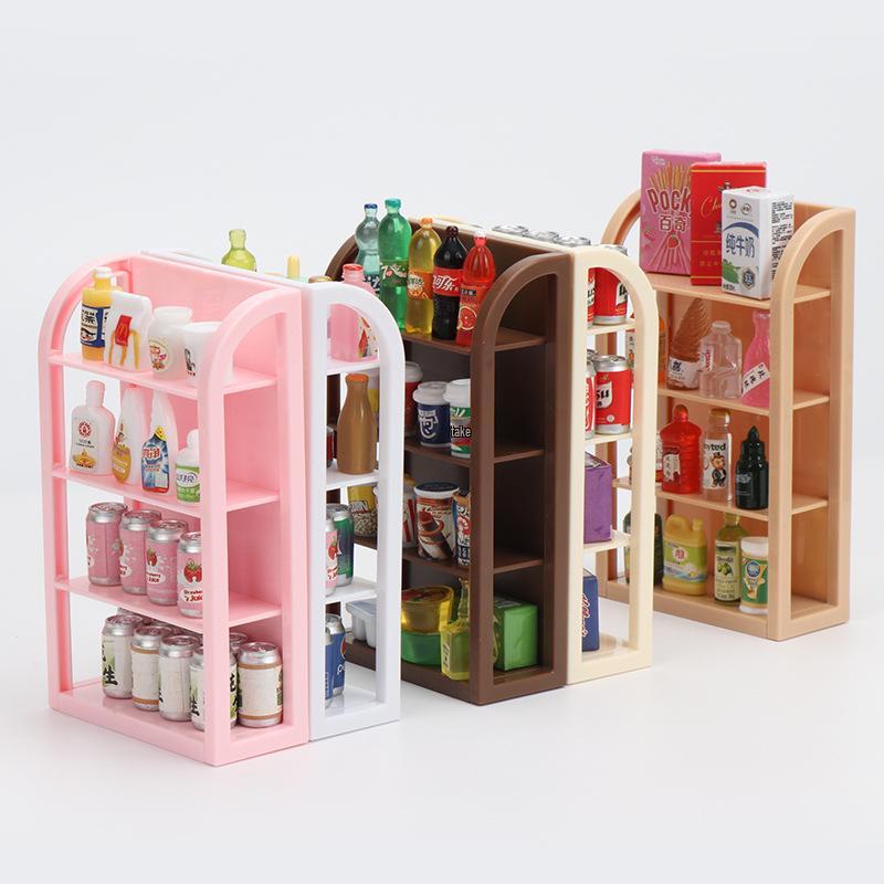 Miniature Dollhouse Bread Rack Display Toy