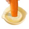 Manual Garlic Shredding Plate Round Porcelain Carrot Grinding Dish  Ginger Garlic Paste