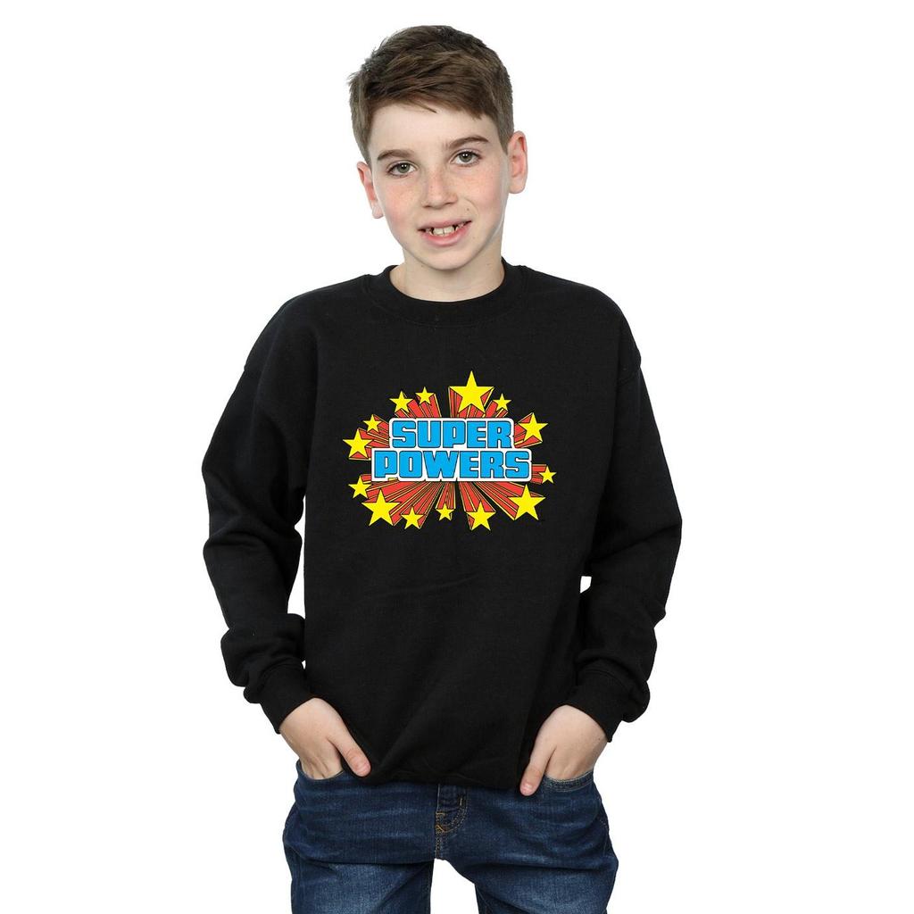 DC Comics Boys Super Powers Logo Sweatshirt