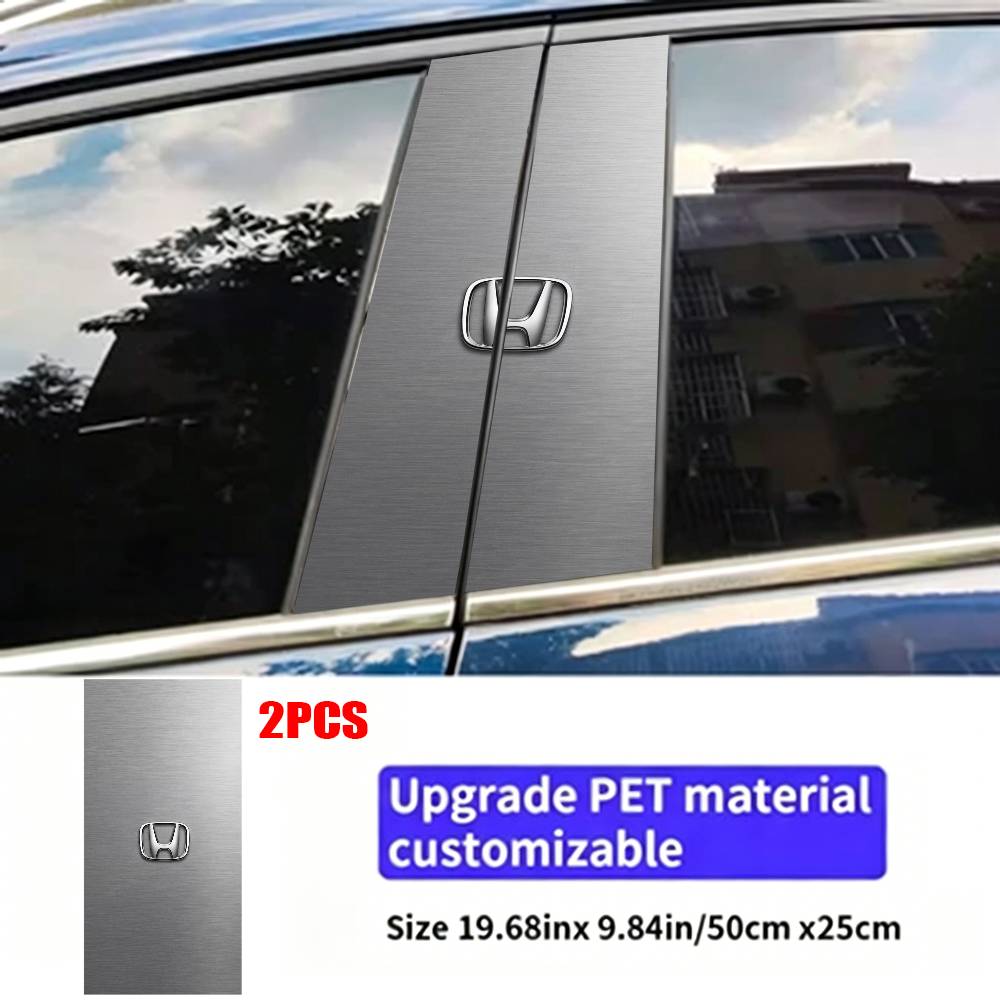 vdbn2 FOR HONDA Car Sticker Auto B-pillar Center Column Decor Cover Scratches Waterproof Sunscreen Vinyl Decals Accessories