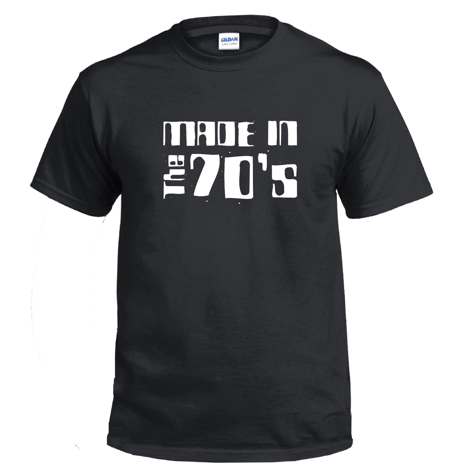 

Made In The 70s Birthday Funny Gift Party Gift 100% Cotton T-Shirt S