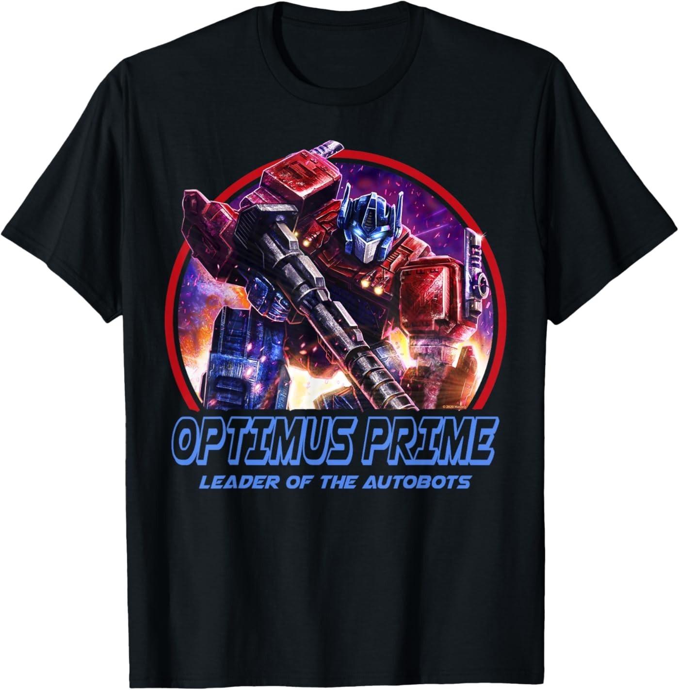Transformers War for Cybertron Optimus Prime Leader Unisex T-Shirt S разноцветный