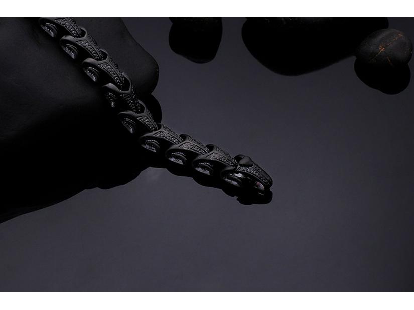 Korean Style Trendy Dragon Bone Stainless Steel Men's Titanium Bracelet