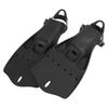 2pcs Scuba Diving Fins with Adjustable Spring Buckles Straps Rubber Jet Snorkeling Flippers for Swim