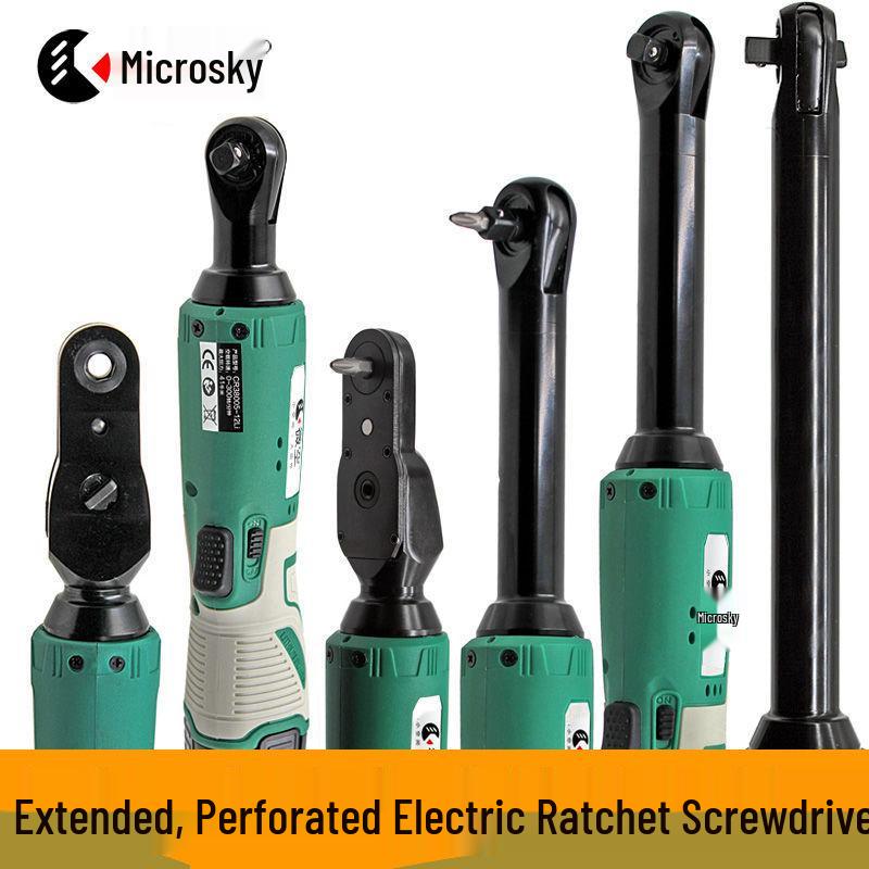 High-Power 90° Electric Ratchet Wrench with Lithium Battery