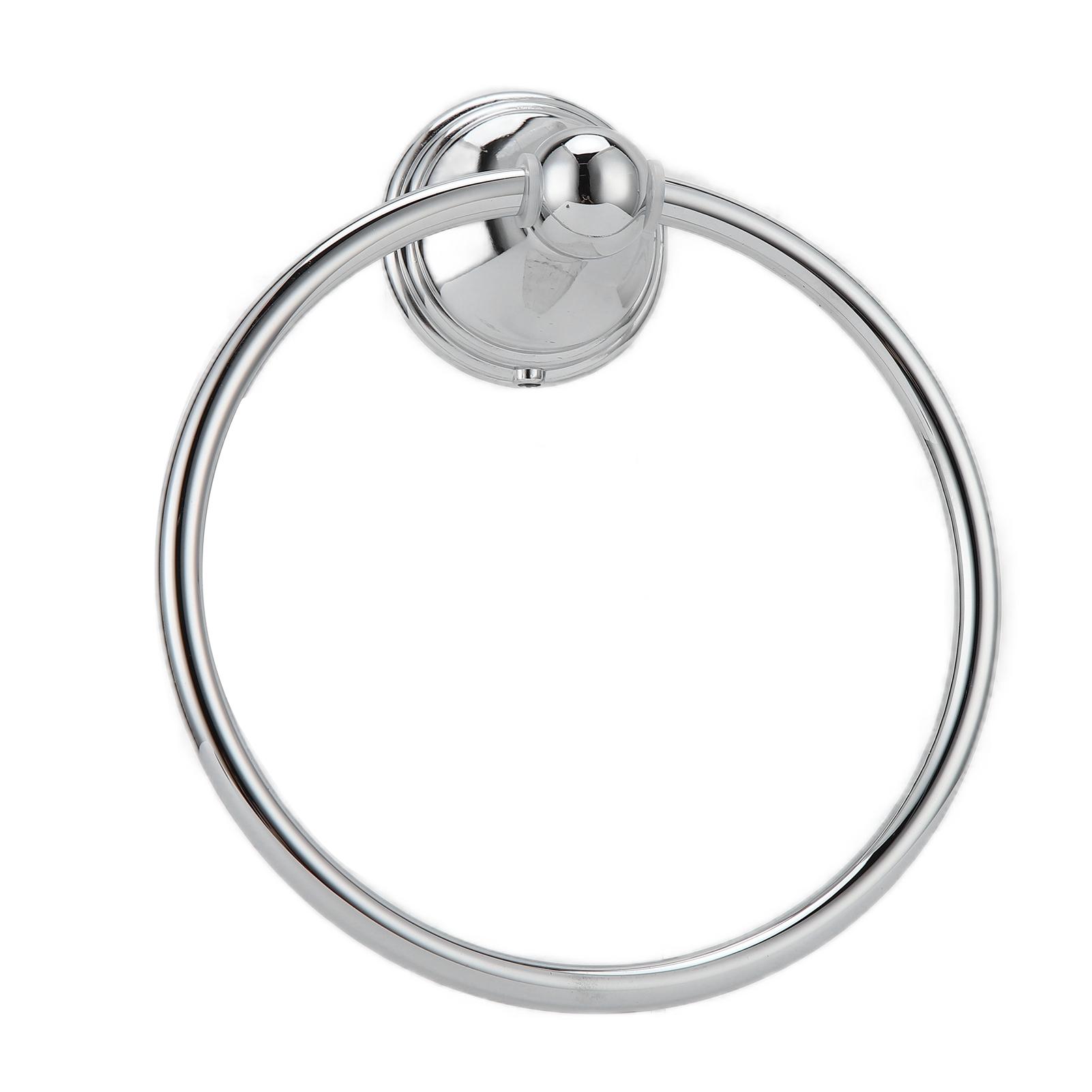 

Towel Ring Stainless Steel Hand Towel Holder WallMounted Towel Rack Bathroom Hardware Rack(893 Chromeplate )