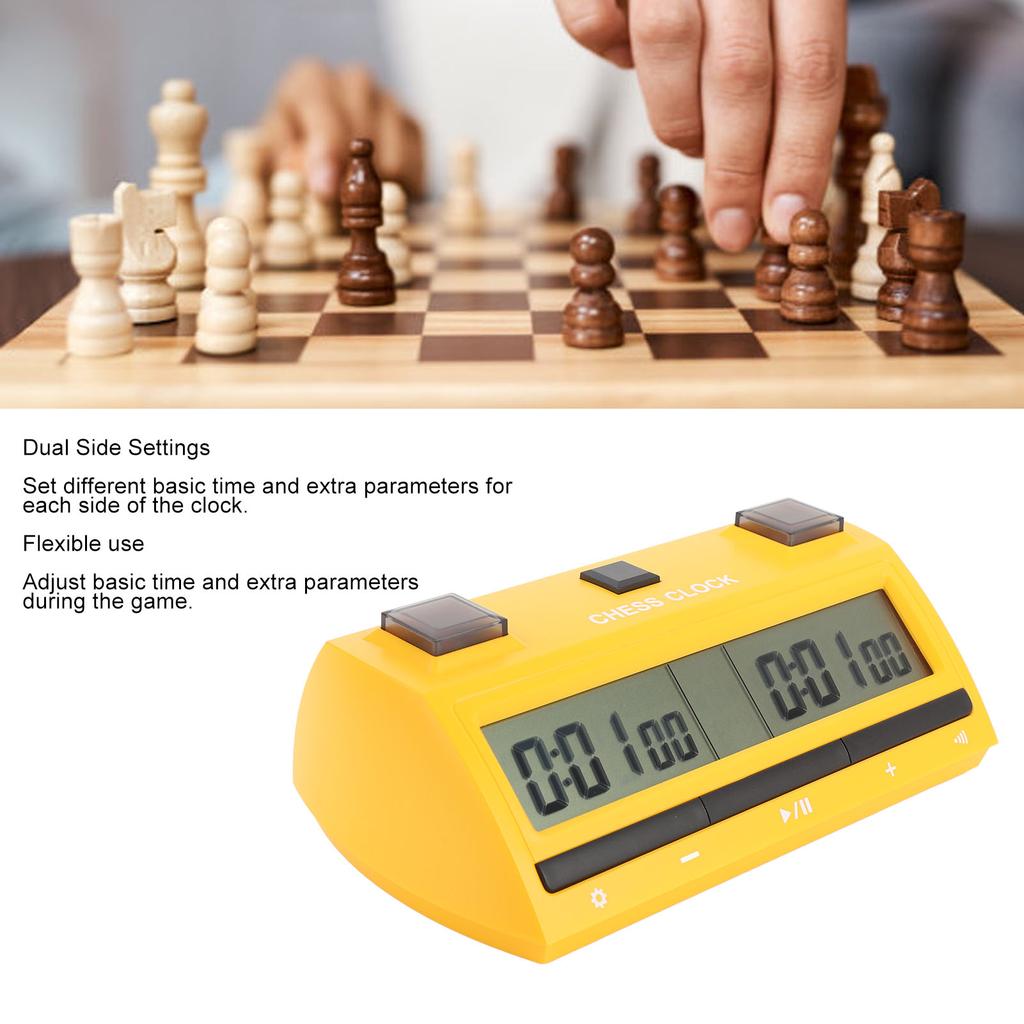 Chess Clock Professional Digital Chess Timer Multifunctional Portable Electronic Chess Timer for Board Games
