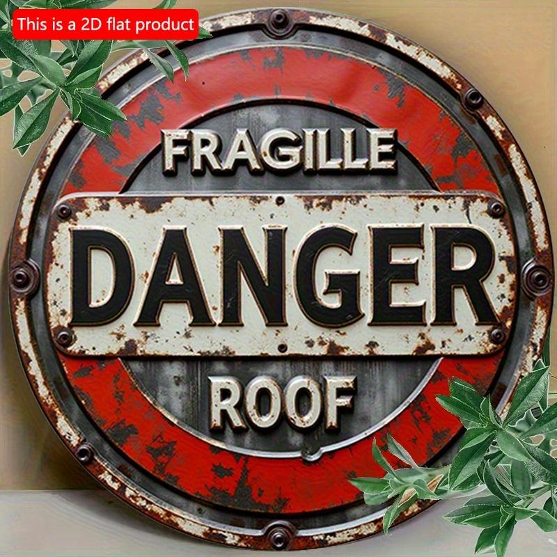 

2d Flat 20*20cm Red and White Circular Wooden Sign, Roof Farmhouse Style Wooden Mural, Home Mural Sign, Garage, Restaurant, Cafe, Circular Wooden Sign 20*20cm