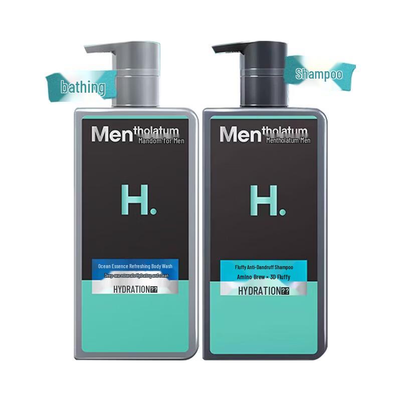 Mentholatum Men s Refreshing Shower & Shampoo Set