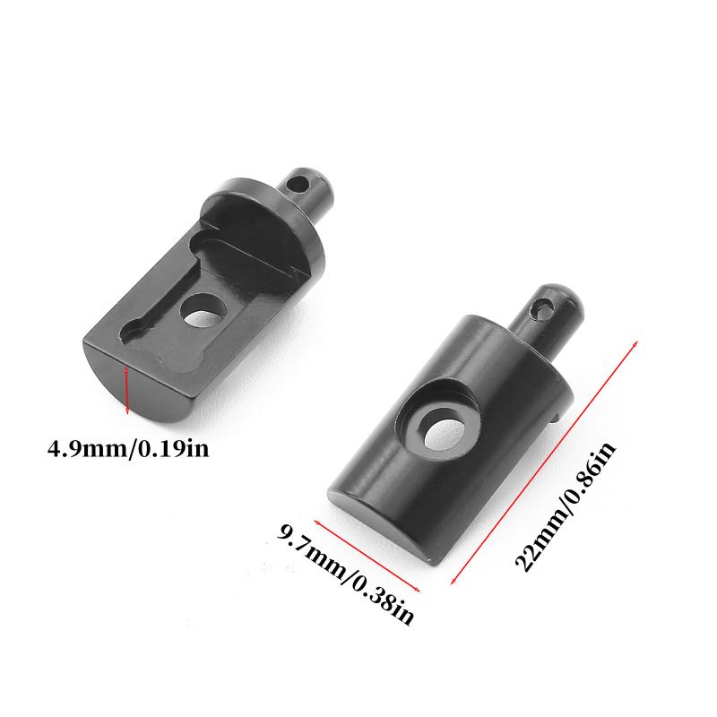 Aluminum Alloy Rc Car Body Mounts Compatible For Tamiya Cw-01 Lunch Box Rc Car Chassis Upgrades Parts Replace Accessories