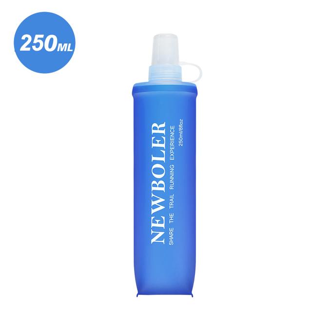 150ml 250ml 500ml Water Bottle TPU Folding Soft Flask Outdoor Sport Water Bag Collapsible Water Bottle Running Camping
