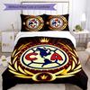 Club América 3pcs Bedding Set Duvet Cover Closure Includes 1 Duvet Cover & 2 Pillowcases for All Seasons Bedroom Home Dorm Decor