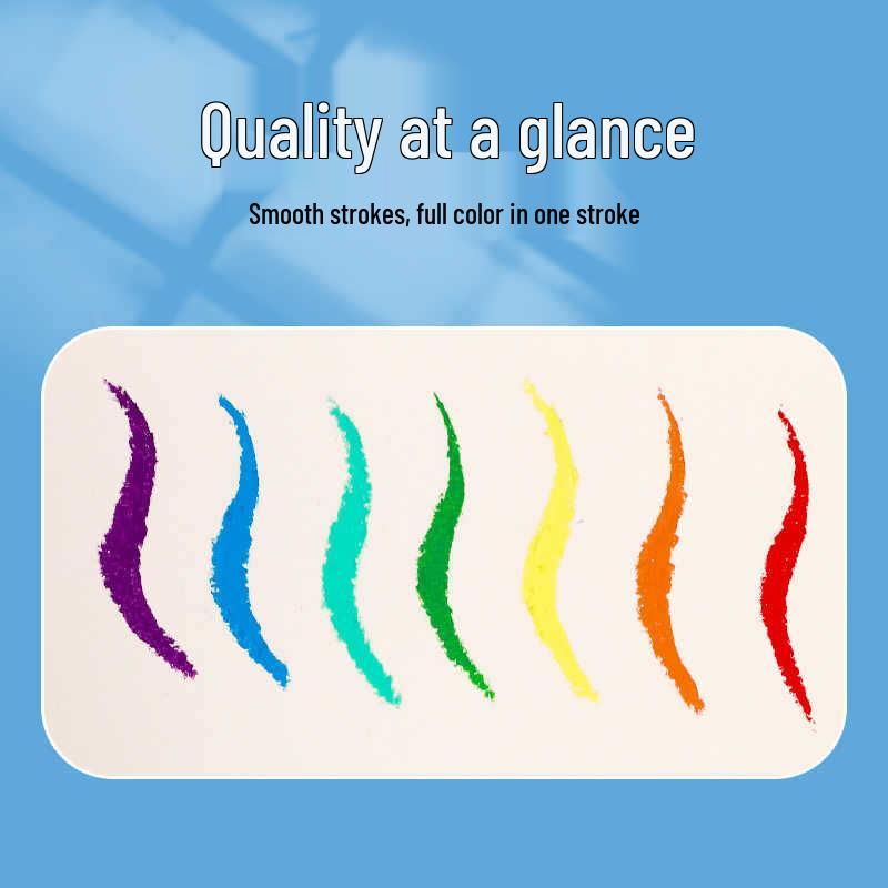 Gao Er Le Soft Oil Pastels - 24/36/48 Colors Set for Primary School Students
