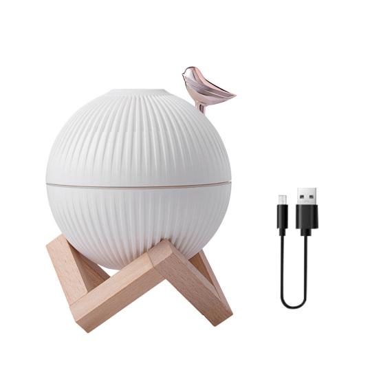 330ml USB Humidifier Creative Stellar Shape PP Low Noise Novelty Bird Air Dampener for Living Room