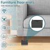 4Pcs Adjustable Furniture Risers TPU Shock Absorption Bed Risers Stackable Non-slip Furniture Leg Lifting Blocks for Desk Chairs