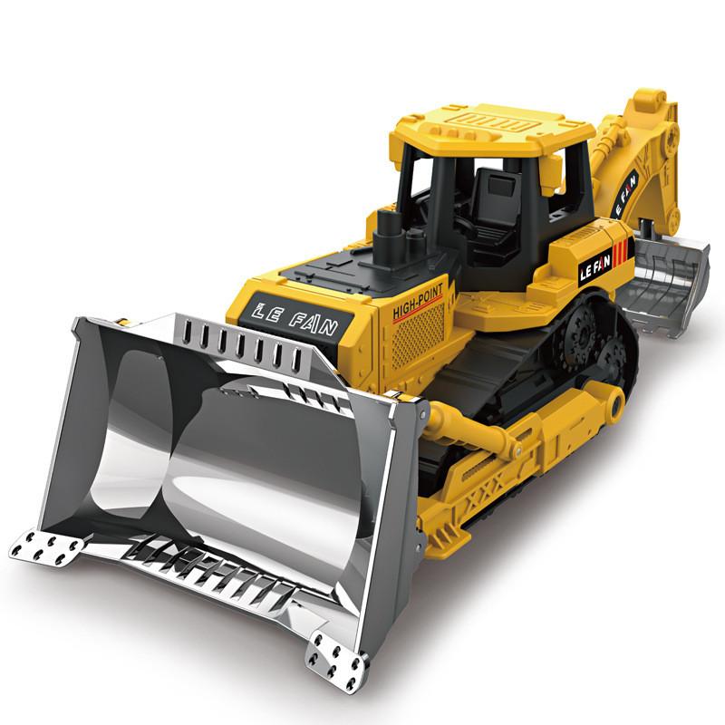 Vehicle Bulldozer Plastic Kid Toy With Inertia Propulsion And Multifunction